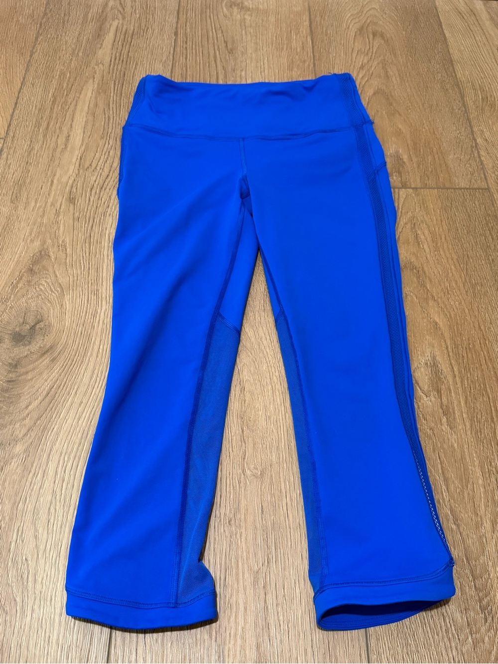 Lululemon  Royal Blue  Cropped  Leggings - Picture 2 of 5